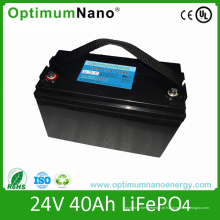 Bateria de LiFePO4 24V 40ah para o &quot;trotinette&quot; elétrico com PCM